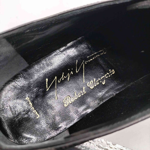 ヨウジヤマモト Yohji Yamamoto フランス製 プレーントゥ レザー ドレス シューズ レディース