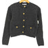 ザラ ZARA ゴールドボタンニットカーディガン レディース import:S