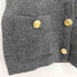 ザラ ZARA ゴールドボタンニットカーディガン レディース import:S