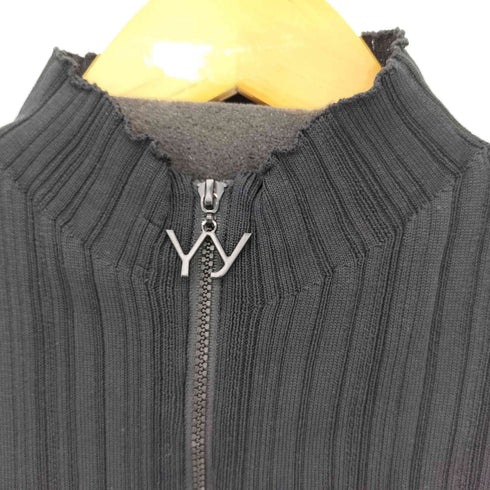 OPEN YY フロントジップ ニットベスト cool レディース 1