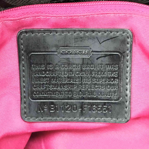 コーチ COACH Daisy Signature Tote Bag デイジー チャーム付 シグネチャー トート バッグ レディース