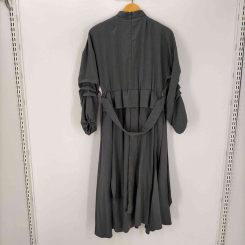 アメリ AMERI BALLOON SLEEVE DIMENSIONAL DRESS レディース FREE