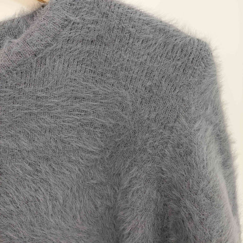 ナチュラルビューティーベーシック NATURAL BEAUTY BASIC 24aw シャギーアンサンブル レディース FREE