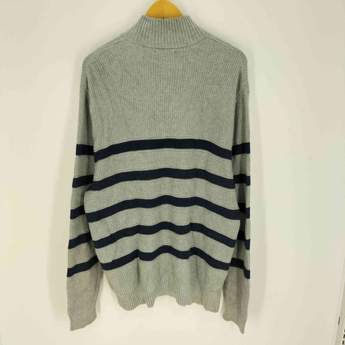 ノーティカ NAUTICA ヘンリーネック プルオーバー ボーダー ニット メンズ import:XL