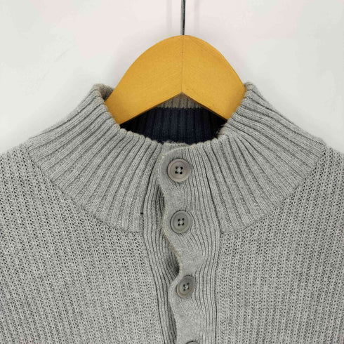 ノーティカ NAUTICA ヘンリーネック プルオーバー ボーダー ニット メンズ import:XL