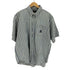 ハントクラブ HUNT CLUB ストライプ S/S BD シャツ メンズ import:XL