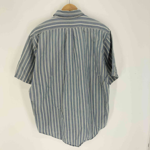 ハントクラブ HUNT CLUB ストライプ S/S BD シャツ メンズ import:XL