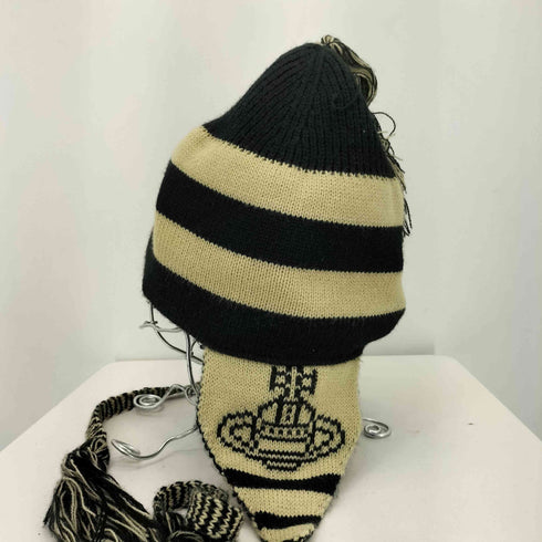 ヴィヴィアンウエストウッド Vivienne Westwood ボーダー オーブ ニット帽 レディース