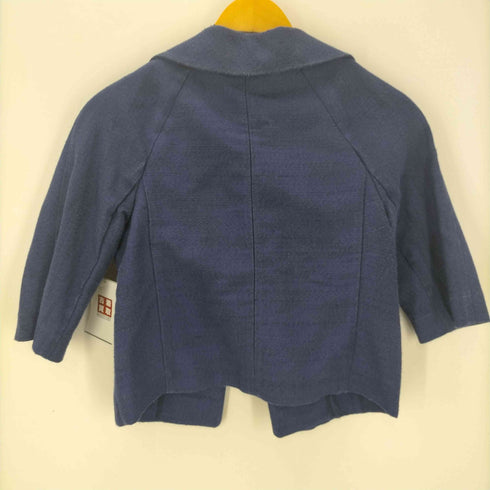 マルニ MARNI ボタンレス 織り シルク S/S ジャケット レディース 36