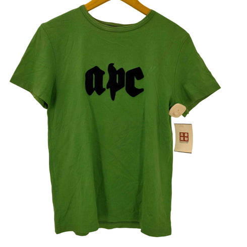 アーペーセー A.P.C. フロッキー ロゴ プリント Tシャツ レディース import:XS