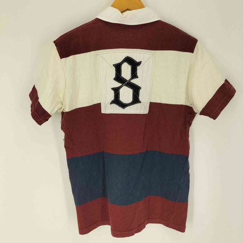 フェローズ PHERROWS ラガーシャツ ボーダーポロシャツ メンズ US:40