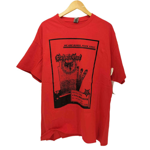 オールドスクール デスメタル バンド アートワーク プリント S/S Tシャツ メンズ import:XL