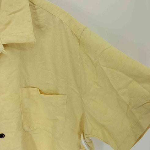 Havana Jack'S cafe 90S レーヨン 開襟 総柄 オープンカラー S/S シャツ メンズ import:XL