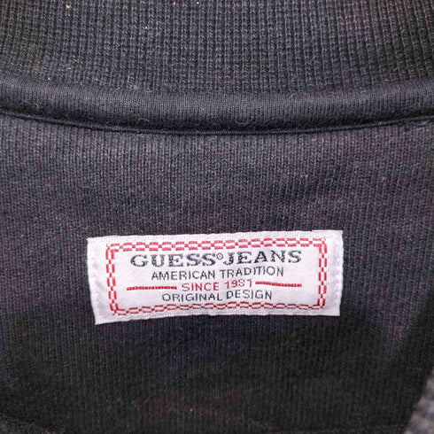 ゲス GUESS リバースウィーブ型 ロゴ クルーネック スウェット メンズ import:S