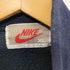 ナイキ NIKE 90s USA製 銀タグ 刺繍 ハーフジップ スウェット メンズ import:XL