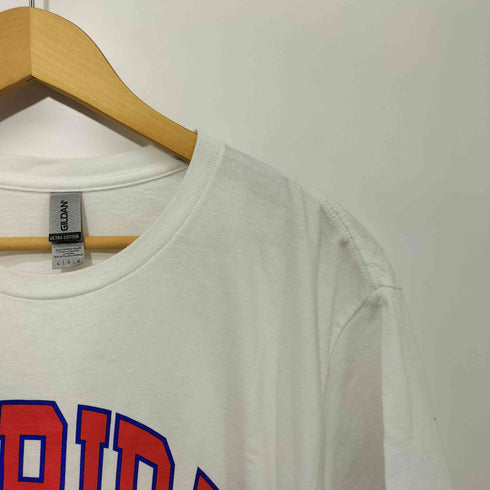 ギルダン GILDAN FLORIDA DEATH METAL カレッジロゴ プリント S/S Tシャツ メンズ import:L