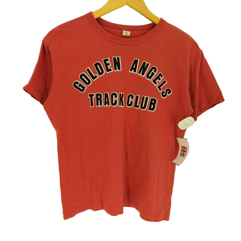 ウエアハウス WAREHOUSE GOLDEN ANGELS アーチロゴプリントTシャツ メンズ US:38