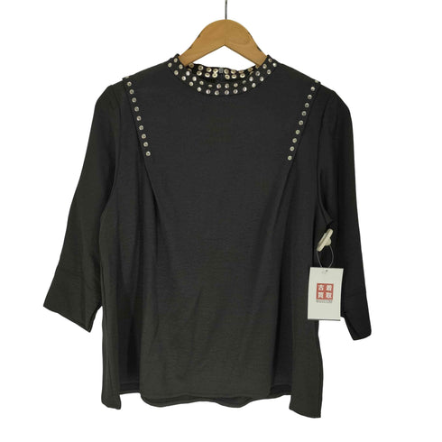アメリ AMERI SHOULDER TUCK STUDS TOP レディース FREE
