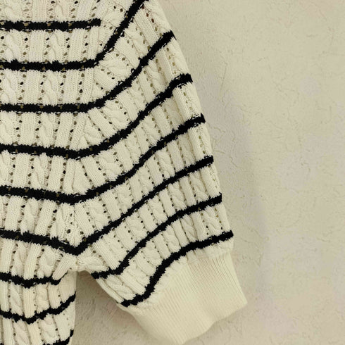 スナイデル snidel バックオープンリボンニットTOPS レディース ONE SIZE