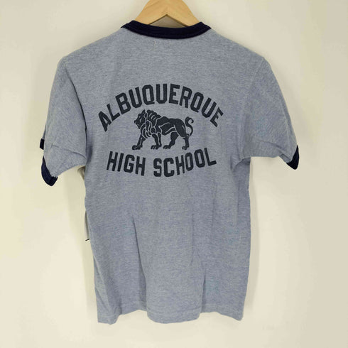 ザリアルマッコイズ THE REAL McCOYS ALBUQUERQUE HIGH SCHOOL Tシャツ リンガーTシャツ メンズ US:38