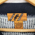 TRUTUS genuine leather レザー切替 ニット メンズ import:L