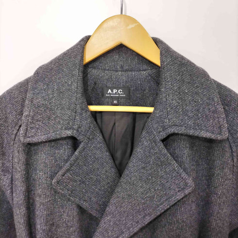 アーペーセー A.P.C. ベルテッド ウール チェスターコート メンズ import:XS
