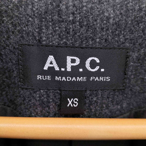 アーペーセー A.P.C. ベルテッド ウール チェスターコート メンズ import:XS