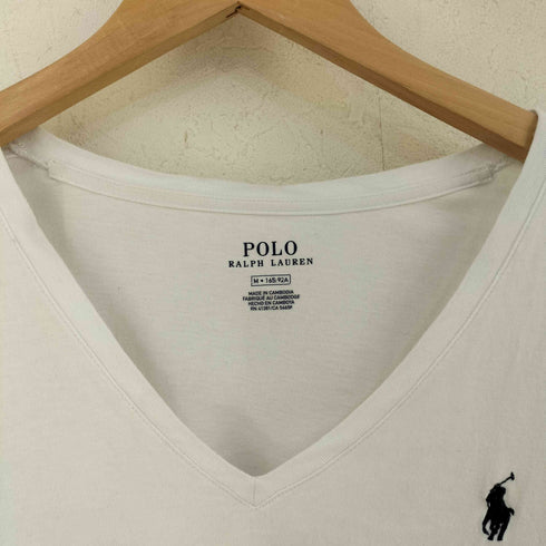 ポロラルフローレン POLO RALPH LAUREN Vネック 半袖 Tシャツ レディース M