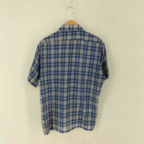 タウンクラフト TOWNCRAFT 70-80s チェック柄 コットンポリ シャツ メンズ import:M