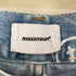 マスノウン MASSNOUN SMILE PATTERN DENIM PANTS メンズ JPN:S