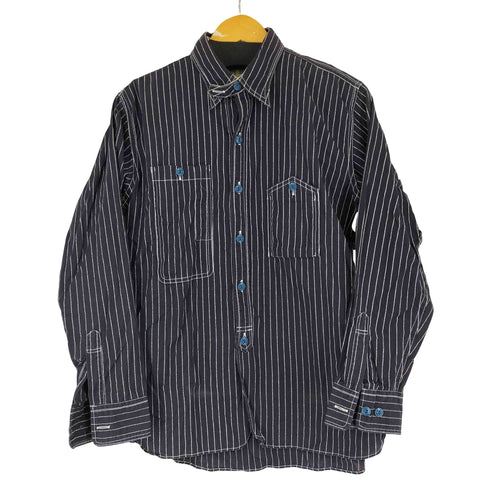 ドライボーンズ Dry Bones ストライプシャツ メンズ US:38