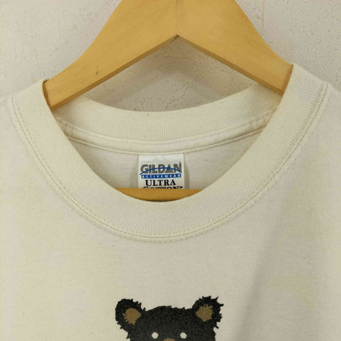 ギルダン GILDAN 00S カナダ製 ベアープリン ト Tシャツ メンズ import:M
