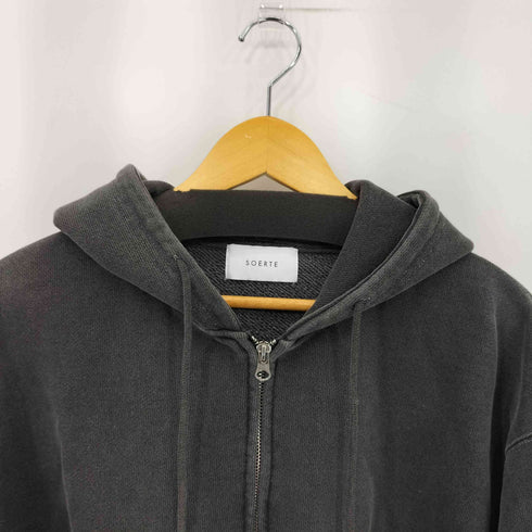 ソエルテ soerte Heavy weight double zip-up hoodie メンズ 1