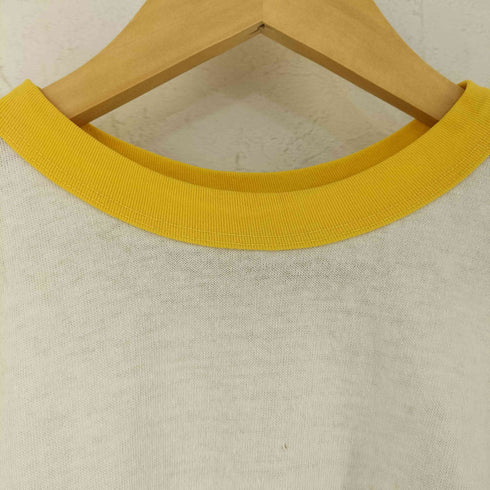 ラッセルアスレチック RUSSELL ATHLETIC 70-80s 金タグ USA製 バックプリント ラグランTシャツ メンズ import:L