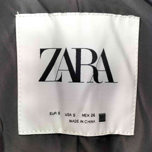 ザラ ZARA ダブルブレスト ロングコート レディース import:S