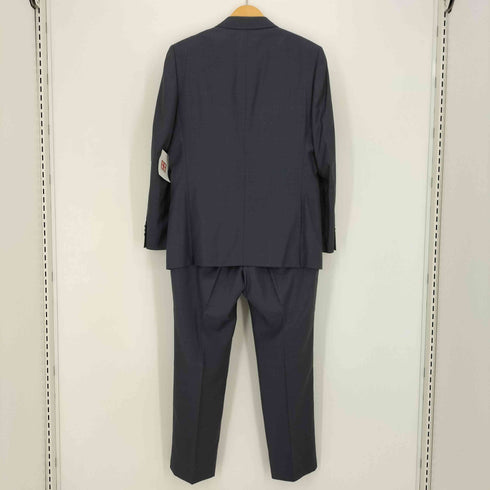 ポールスミス Paul Smith Dormeuil社 EXEL BLUE 裏地フラワープリント チェック 2B テーラードジャケット センタープレス スラックス セットップ メンズ M2