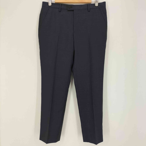 ポールスミス Paul Smith Dormeuil社 EXEL BLUE 裏地フラワープリント チェック 2B テーラードジャケット センタープレス スラックス セットップ メンズ M2