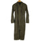 ザラ ZARA フェイクレザー ジップアップ ロングジャケット レディース import:M