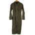 ザラ ZARA フェイクレザー ジップアップ ロングジャケット レディース import:M