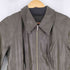ザラ ZARA フェイクレザー ジップアップ ロングジャケット レディース import:M