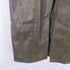ザラ ZARA フェイクレザー ジップアップ ロングジャケット レディース import:M