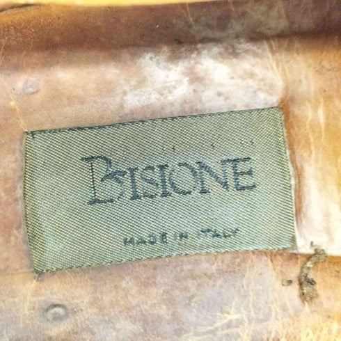 ビジョーネ BISIONE イタリア製 スエード モンクストラップシューズ メンズ