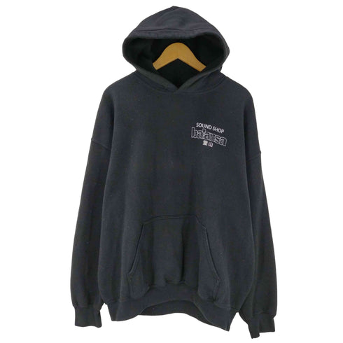 サウンドショップバランサ SOUND SHOP BALANSA 釜山 ロゴ プリント プルオーバー パーカー メンズ import:XL