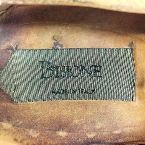 ビジョーネ BISIONE イタリア製 スエード ストレートチップ ドレスシューズ メンズ