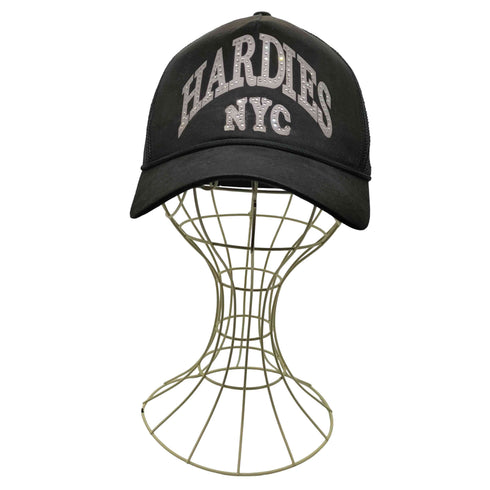 ハーディーズハードウエア Hardies Hardware CURVE TRUCKER HATS ラメ ロゴ メッシュ キャップ レディース