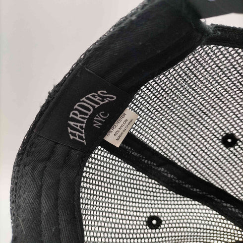 ハーディーズハードウエア Hardies Hardware CURVE TRUCKER HATS ラメ ロゴ メッシュ キャップ レディース