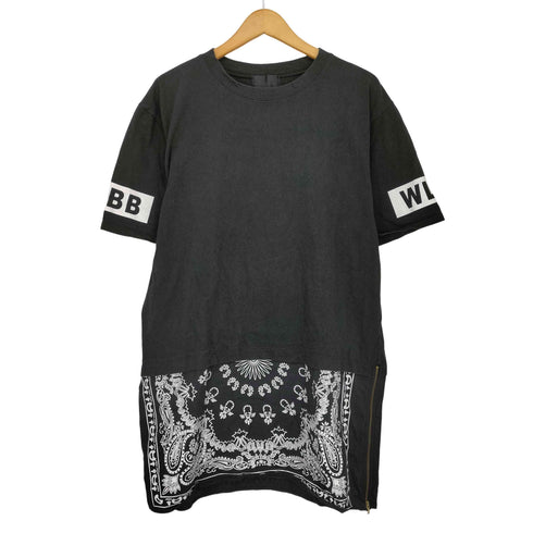 ホワイトランドブラックバーン WHITELAND BLACKBURN 生地切替 クルーネック Tシャツ メンズ FREE