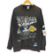 ナツメグ NUTMEG 90s USA製 バスケットボールチームプリント クルーネックスウェット メンズ import:M