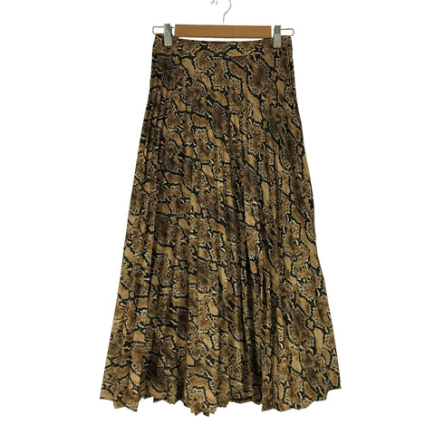 アメリ AMERI PYTHON PLEATS SKIRT レディース FREE