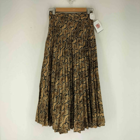 アメリ AMERI PYTHON PLEATS SKIRT レディース FREE